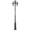 Стеклянный наземный фонарь CAIOR 1 81510B E7 Bl прозрачный цилиндр Oasis Light
