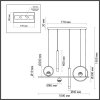 Стеклянный подвесной светильник Teana 4357/57L форма шар белый Odeon Light