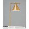 Интерьерная настольная лампа Omaha V10517-1T конус цвет золото