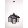 Стеклянный уличный светильник подвесной LONDON L 64870L/3 Bl Oasis Light