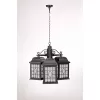 Стеклянный уличный светильник подвесной LONDON L 64870L/3 Bl Oasis Light Стеклянный уличный светильник подвесной LONDON L 64870L/3 Bl Oasis Light