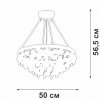 Хрустальная подвесная люстра  V5352-1/5S прозрачная Vitaluce