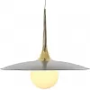 Стеклянный подвесной светильник Domino MZ31467-250-gray белый форма шар