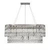 Хрустальная подвесная люстра Magnitudo 4715-12U прозрачная Favourite