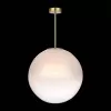 Стеклянная потолочная люстра Cassius SL1190.222.01 форма шар белая ST Luce