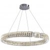 Стеклянная подвесная люстра D8010 D8010P/R/D800 silver прозрачная DeLight Collection