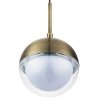 Стеклянный подвесной светильник Dafne 815511 форма шар белый Lightstar