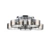 Стеклянная потолочная люстра Foresta SL483.702.05 цилиндр серая ST Luce