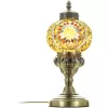 Стеклянный интерьерная настольная лампа Каир CL419815 цвет янтарь форма шар Citilux