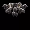 Стеклянная потолочная люстра Bolla MOD133CL-04CH форма шар серая Maytoni