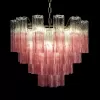 Стеклянная подвесная люстра Murano 10580/600 Clear pink прозрачная Loft It