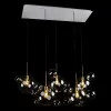 Стеклянный подвесной светильник Bolle 2034-S5 форма шар прозрачный Loft It