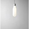 Стеклянный подвесной светильник One V1701-1P цилиндр белый