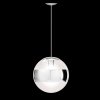 Стеклянный подвесной светильник  LOFT5025 форма шар прозрачный Loft It