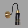 Бра Lilo 8361/1W черное цилиндр Lumion