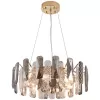 Хрустальная подвесная люстра Duval LSP-8857 прозрачная Lussole