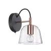 Стеклянное бра Joseph 4455/1W прозрачное конус Lumion