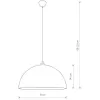 Подвесной светильник Hemisphere L 10298 цвет золото Nowodvorski