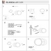 Настенный светильник уличный Alceno SL9504.411.01 цилиндр белый ST Luce