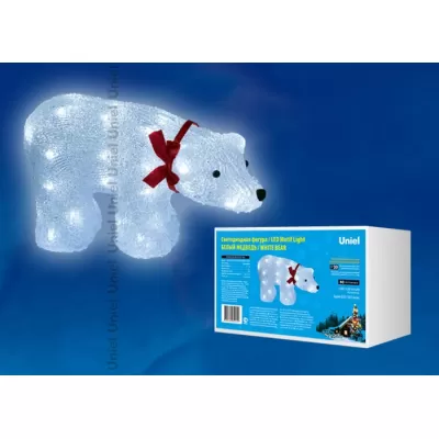 Световая фигура  ULD-M3423-040/STA WHITE IP20 WHITE BEAR Uniel