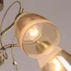 Стеклянная потолочная люстра Блеск 315016208 конус DeMarkt
