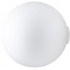 Стеклянное бра Lumi F07G2701 форма шар белое Fabbian