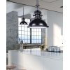 Подвесной светильник Eligio LDP 6863-1 BK+WT черный Lumina Deco