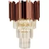 Стеклянное бра Barclay A006-200 A2 dark copper прозрачное DeLight Collection