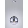 Стеклянный подвесной светильник Veroni LDP 1029-200 CHR прозрачный форма шар Lumina Deco