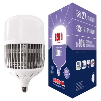 Лампочка светодиодная  LED-M80-100W/6500K/E27/FR/NR Volpe
