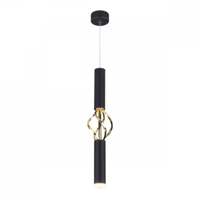Подвесной светильник Lance 50191/1 LED черный / золото Eurosvet