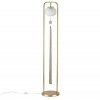 Стеклянный торшер Fiolent 5432/1F белый форма шар Odeon Light