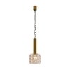 Стеклянный подвесной светильник Rock Me MOD027PL-01BS цилиндр цвет янтарь Maytoni