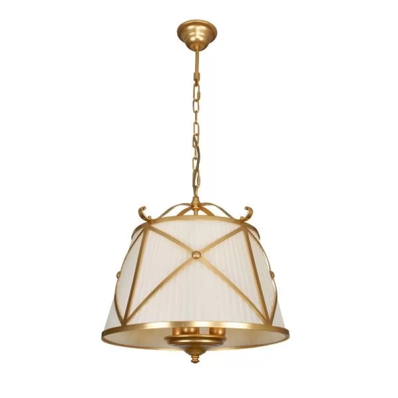 Подвесная люстра Torino L57703.08 конус бежевая L'Arte Luce Подвесная люстра Torino L57703.08 конус бежевая L'Arte Luce