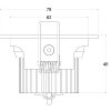 Точечный светильник COB 565193 белый Deko-Light