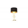Интерьерная настольная лампа Milari LDT 5530 F.GD+BK желтый цилиндр Lumina Deco