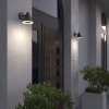 Настенный светильник уличный Artic 35169/D черый конус белый Elektrostandard