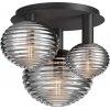 Стеклянный потолочный светильник Reels MOD268CL-03B форма шар Maytoni