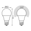 Лампочка светодиодная ЛОН LED 102502311-D Gauss