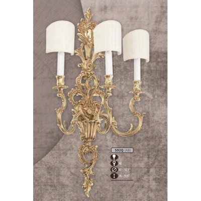 Бра 592Q 592Q/3 AB CREAM SHADE Riperlamp