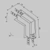 Соединитель угловой Accessories for tracks Exility TRA034ICL-42.12W Maytoni