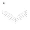 Трековый светильник ORIENT FLAT ANGLE 060731 белый Arlight