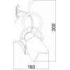 Стеклянное бра Аида 323023801 белое MW-Light