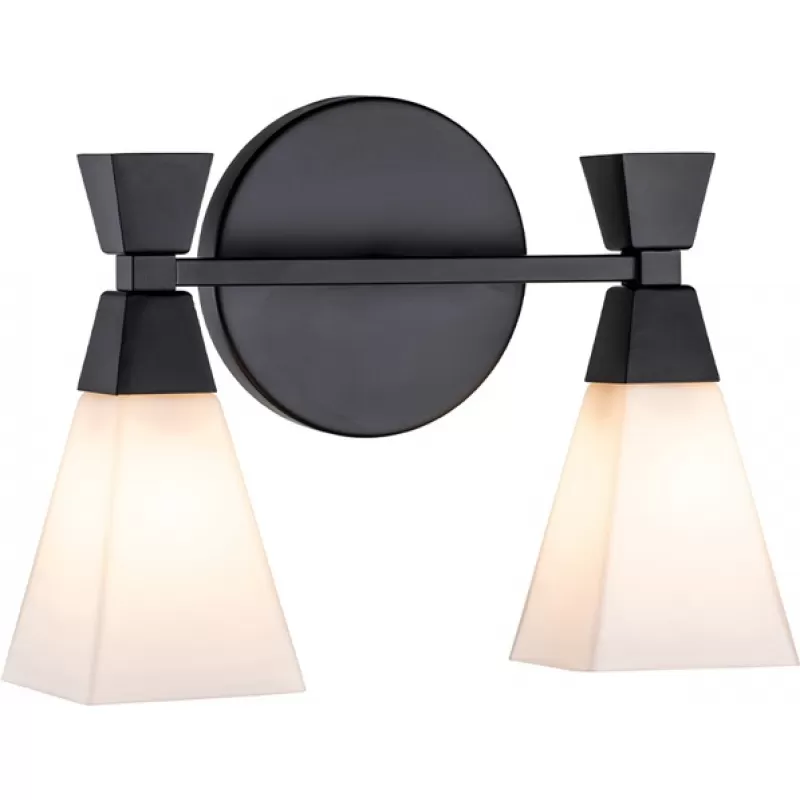 Стеклянное бра Bowtie BOWTIE-2-MB белое конус Elstead Стеклянное бра Bowtie BOWTIE-2-MB белое конус Elstead