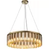 Стеклянная подвесная люстра Slang 4503-30P цилиндр цвет янтарь Favourite