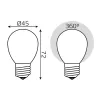 Лампочка светодиодная Filament 105202105 Gauss