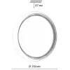 Настенно-потолочный светильник Tofiq White 7650/DL белый Sonex
