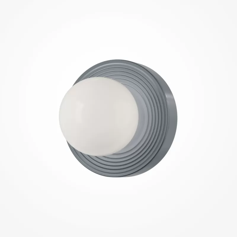 Стеклянный настенный светильник Careless MOD403WL-01GR1 белый форма шар Maytoni Стеклянный настенный светильник Careless MOD403WL-01GR1 белый форма шар Maytoni