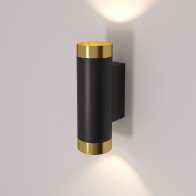 Настенный светильник Poli MRL 1016 черный/золото Elektrostandard