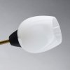 Стеклянная потолочная люстра Олимпия 638018406 конус белая MW-Light